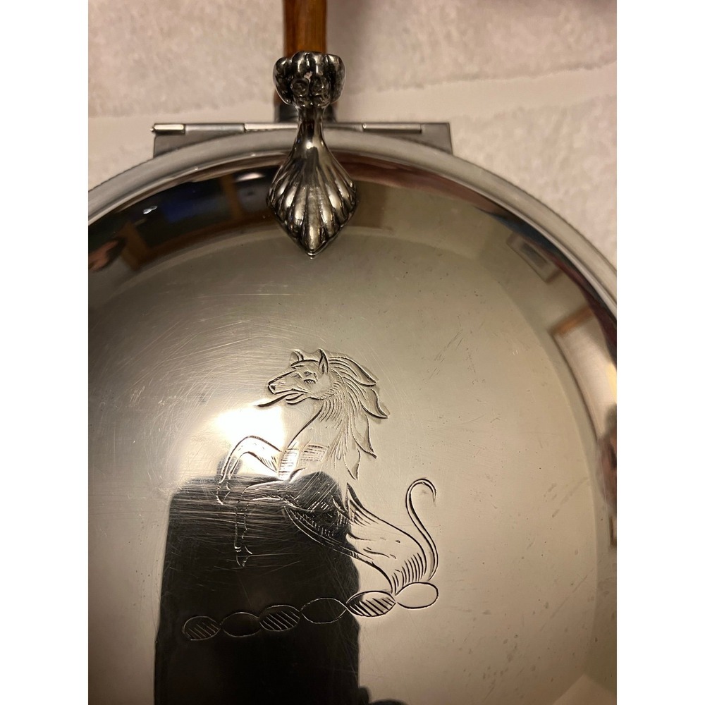 Vintage Sheffield silver co silent butler - Picture 2 of 7